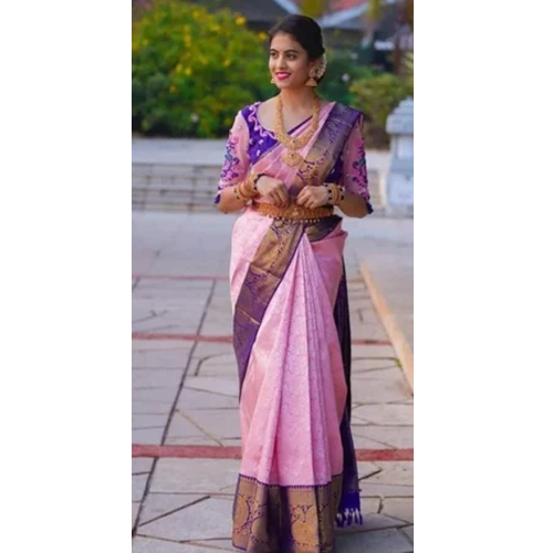 Ladies Fancy Banarasi Saree - Color: Any Color