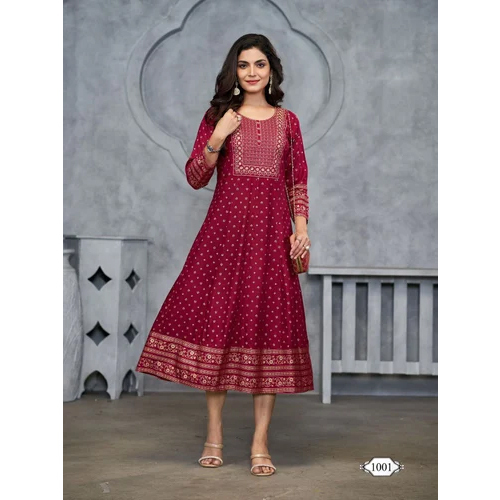 Ladies Embroidered Anarkali Suit