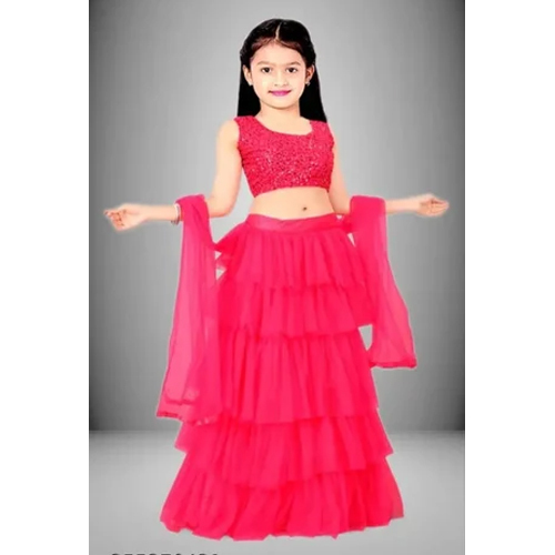 Kids Girls Lehenga Choli - Color: Different Available