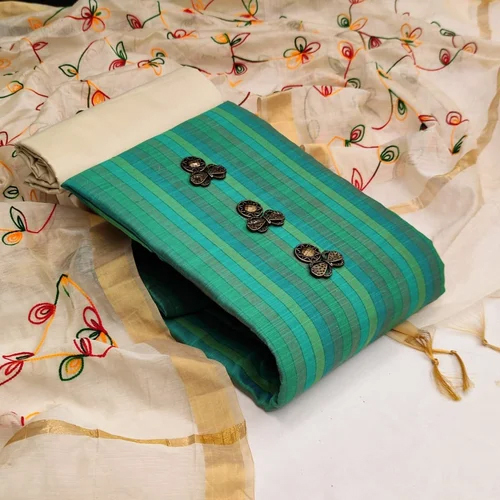 200 GSM 3 टुकड़ा Dress Material