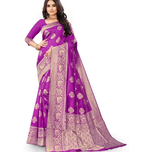 Ladies Bhandej Saree - Color: Different Available