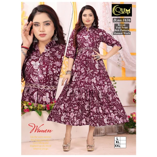 Ladies Printed Cotton Kurta