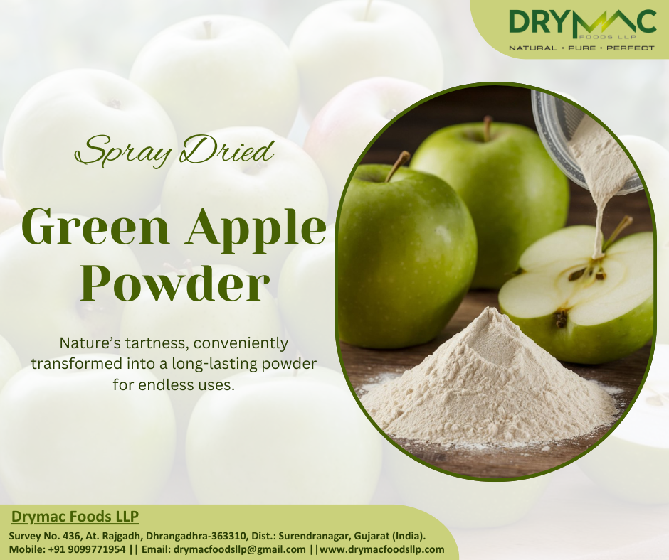 Dried Green Apple Powder - Shelf Life: 12 Months