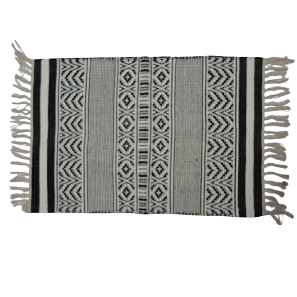 Rectangular Handwoven Durries - Design: Modern
