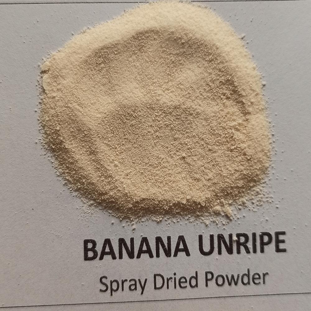 Spray Dried Green Banana Powder - White, Fine Powder | 12 Months Shelf Life, Water Soluble, Ideal For Instant Beverages & Bakery Applications