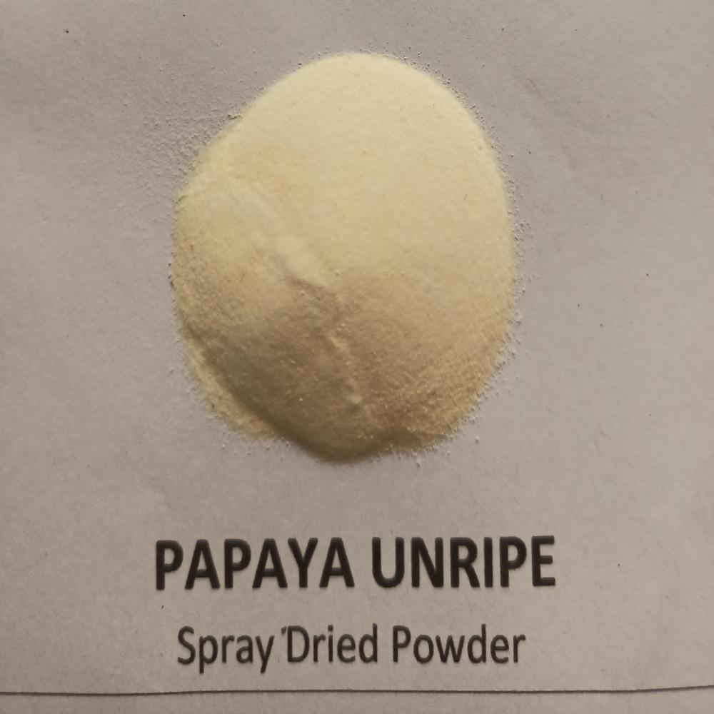 Unripe Green Papaya Powder - Water-soluble White Powder, 12 Months Shelf Life | Ideal For Beverage Premixes, Health Foods, Bakery Goods, Baby Foods, Jellies