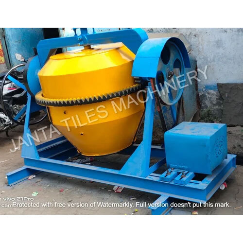 Mild Steel Paver Block Making Plant - Color: Yellow & Blue