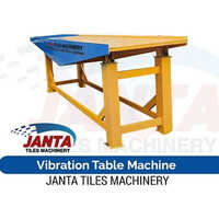 Vibro Table Paver Block Machine - Color: Yellow & Blue