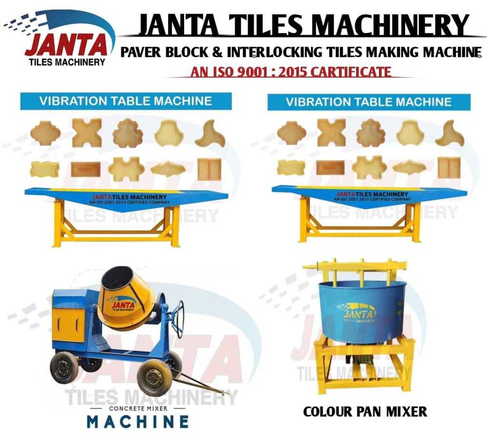 Interlocking Tiles Making Machine - General Use: Industrial