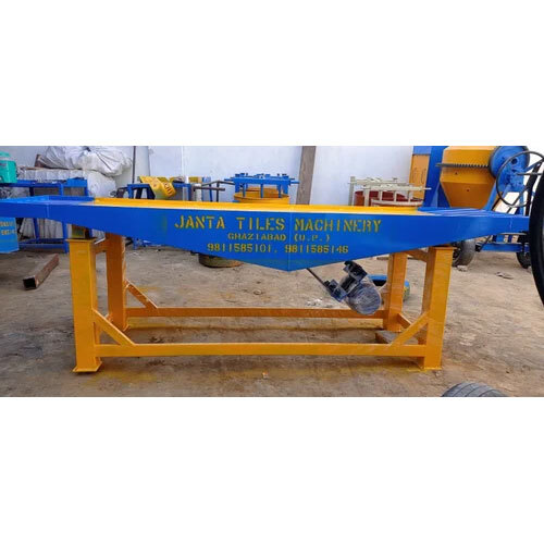 Paver Blocks Vibrator Table Machine - Color: Yellow & Blue