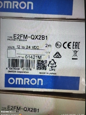 ओम्रोन प्रॉक्सिमिटी सेंसर 12-24VDC, E2FM-QX2B1,E2FM-X2B1,E2FM-X5B1-M1