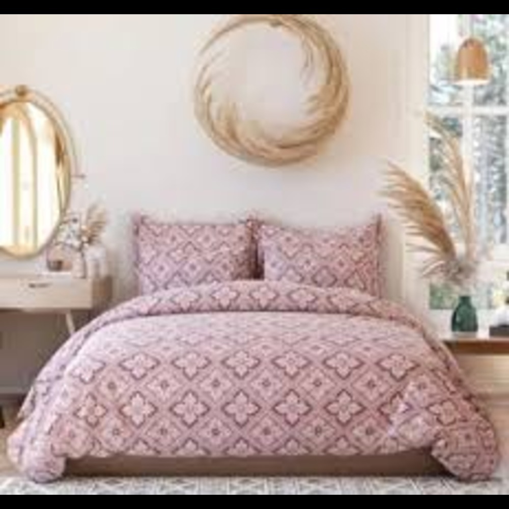 Glace Cotton Bedsheet - 80% Glace Cotton & 20% Cotton 108x108 Inch Assorted Print Washable King Size 210 Thread Count Plaid Style 2 Pillowcases