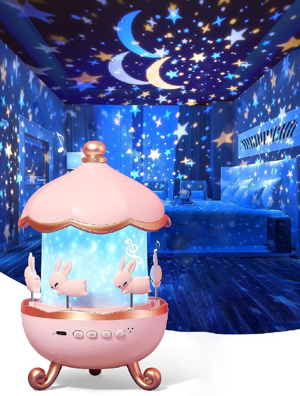 Star LED Projector Night Light For Kids 72 Light Modes