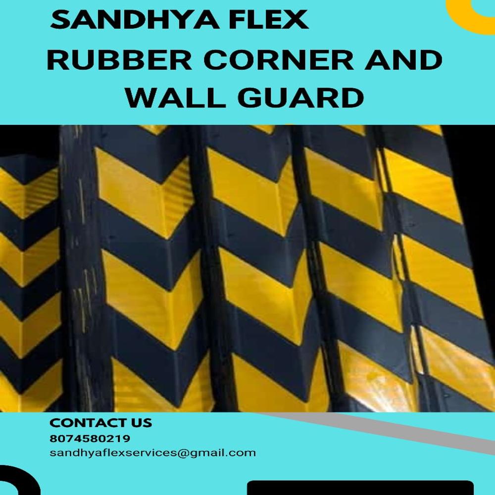 Rubber Corner Guard - Color: Yellow & Black