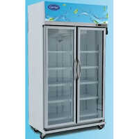 Carrier Two Door Upright Freezer (White, Silver, FD - DD126)
