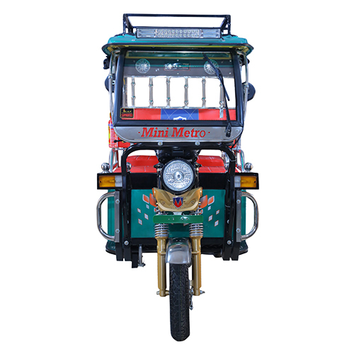 Sea Green SS Mini Metro Electric Rickshaw