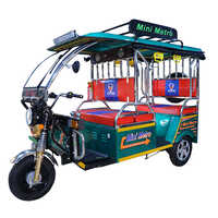 Sea Green SS Mini Metro Electric Rickshaw