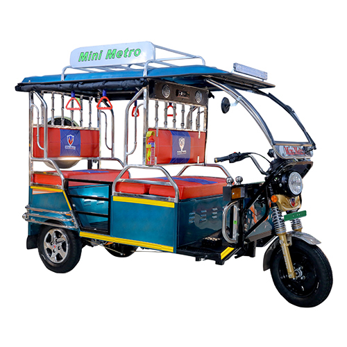 Sea Green SS Mini Metro Electric Rickshaw
