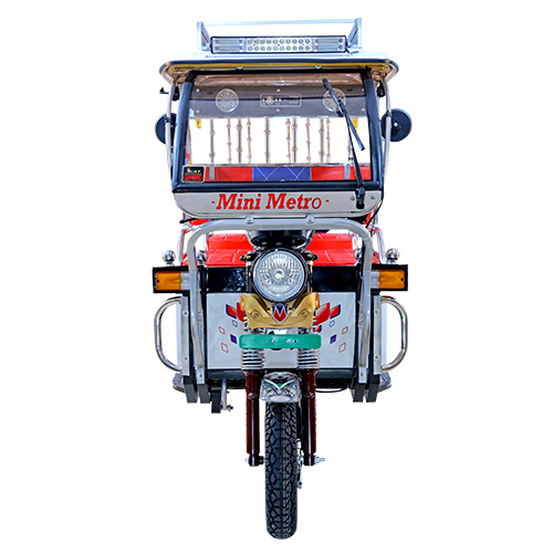 White SS Mini Metro Electric Rickshaw