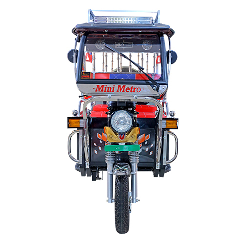 Grey SS Mini Metro Electric Rickshaw