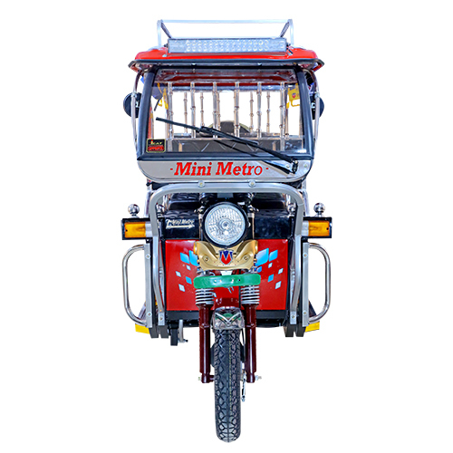 Red SS Mini Metro Electric Rickshaw