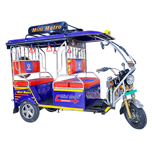 M Blue SS  Mini Metro Electric Rickshaw