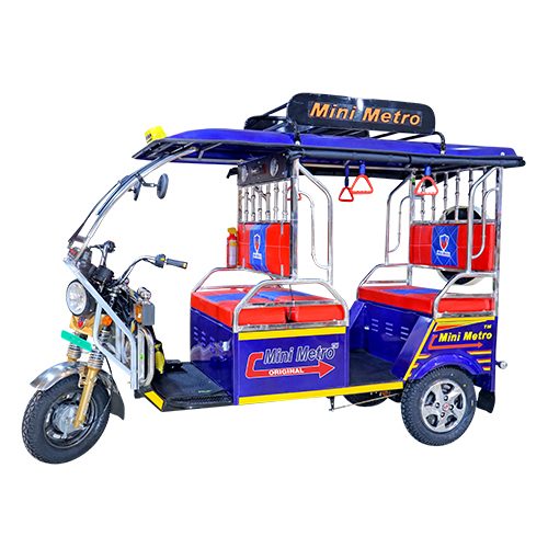 M Blue Ss Sticker Change Mini Metro Electric Rickshaw - Frequency: 50 Hertz (Hz)