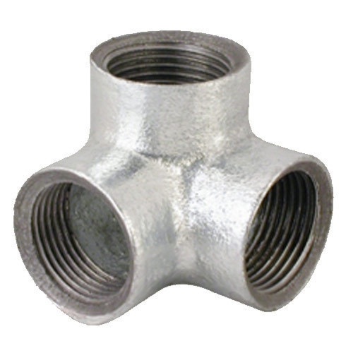 Stainless Steel 3 Way Elbow - Color: Silver