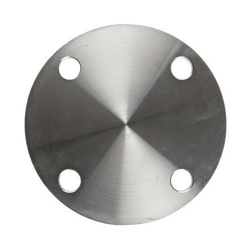 Nickel Alloy Blank Flange - Color: Silver