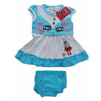 Girls Cotton Printed Frock