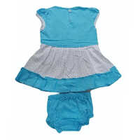 Girls Cotton Printed Frock