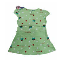 Kids Girls Printed Frock