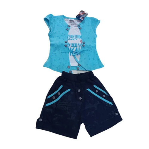 Baba Kids Girls Printed Suit