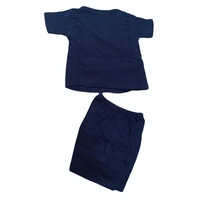 Baba Kids Blue Printed Suit