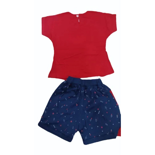 Baba Kids Printed Hosiery Suit Set
