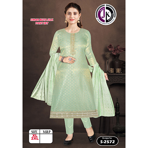 Ladies Suit Salwar kameez Simar Buta Silk Pant Set Manufacturer/ Wholesalers / Suppliers