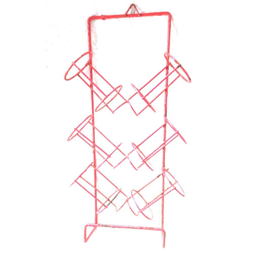 Can Holder Rack - Metal Frame Design , Sturdy Build For Enhanced Stability And Space-saving Functionality
