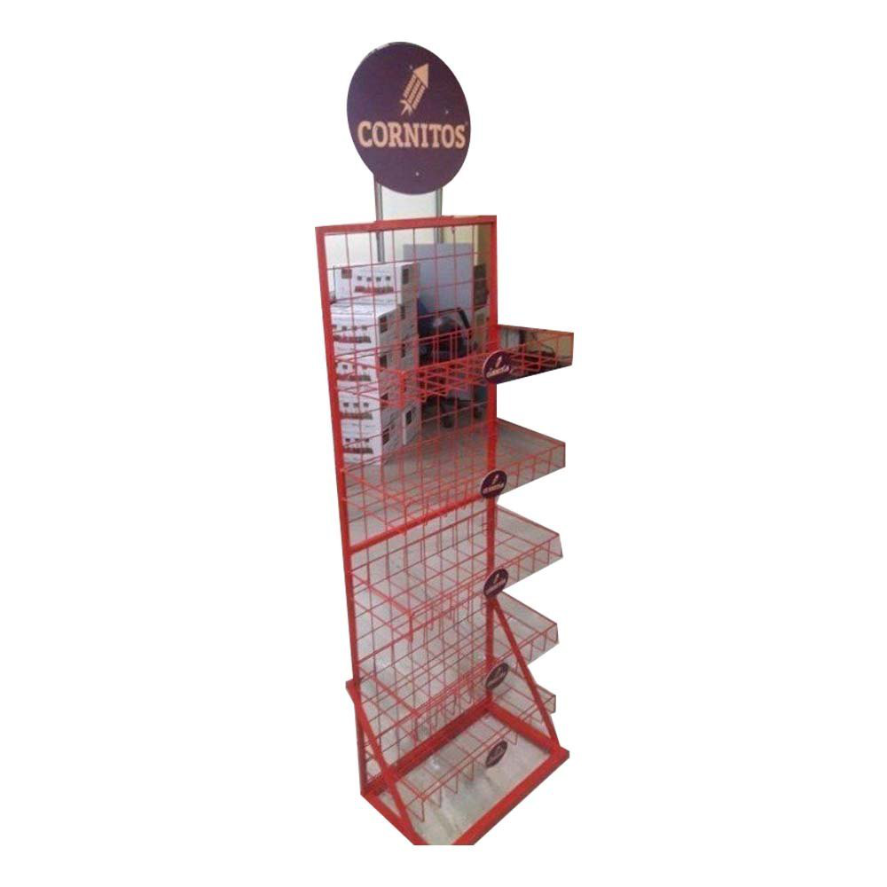 Stainless Steel Display Stand - Robust Design, Multi-tiered Structure, Ideal For Retail Merchandising And Product Promotion