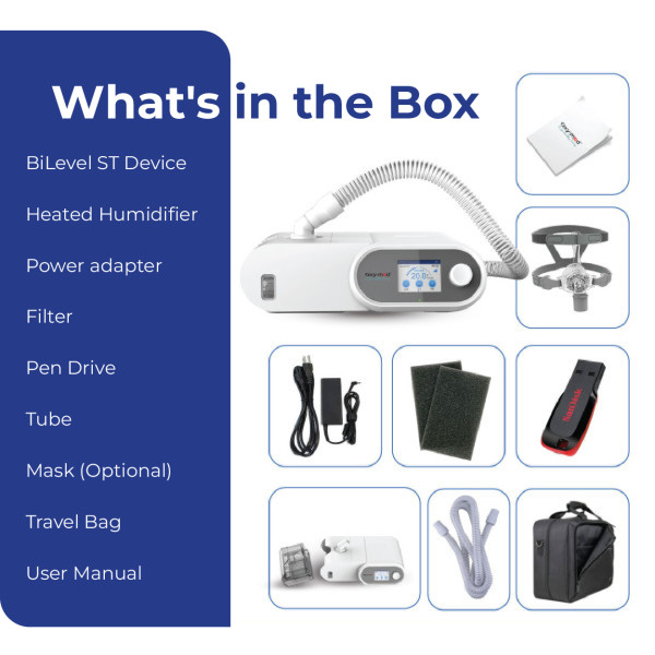 Oxymed Airsmart Bpap St - Color: White
