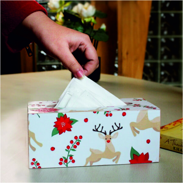 CHRITMAS DESIGN TISSUE BOX