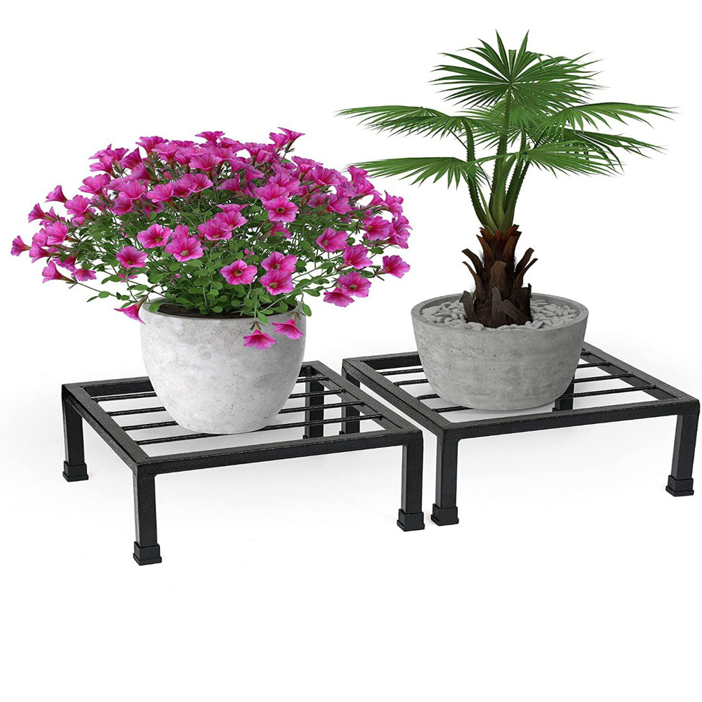 Metal Plant Stand - Durable Metal Frame, Multi-tier Display For Indoor/outdoor Use, Weather-resistant With Decorative Accents
