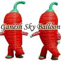 रेड एडवरटाइजिंग वॉकिंग इन्फ्लेटेबल