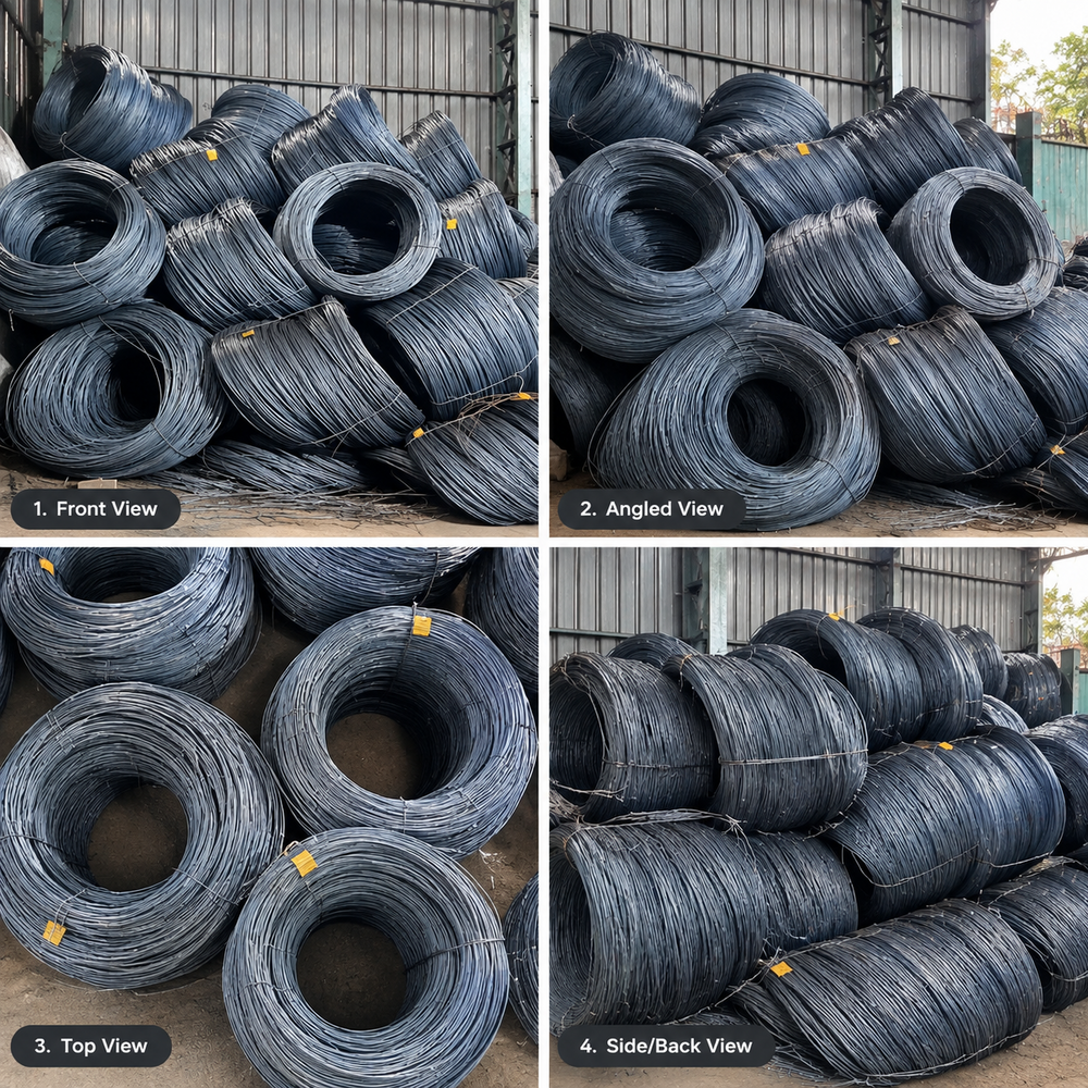 7mm Mild Steel Wire Rod - Duplex 32760, 7mm Thickness, Galvanized Surface for Robust Structural Applications