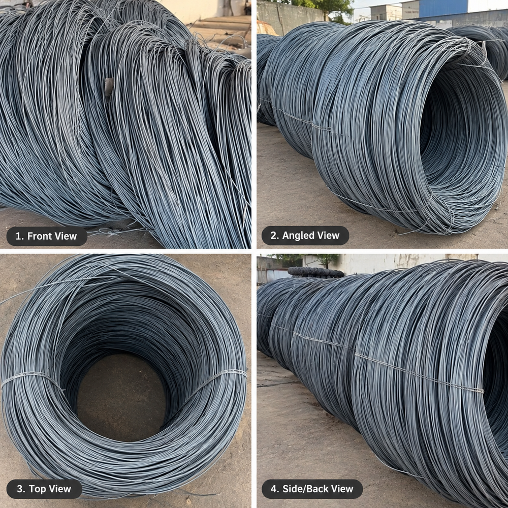 Wire Rod Coils - Duplex 32760 Mild Steel 10mm Thickness Galvanized Surface for Enhanced Durability