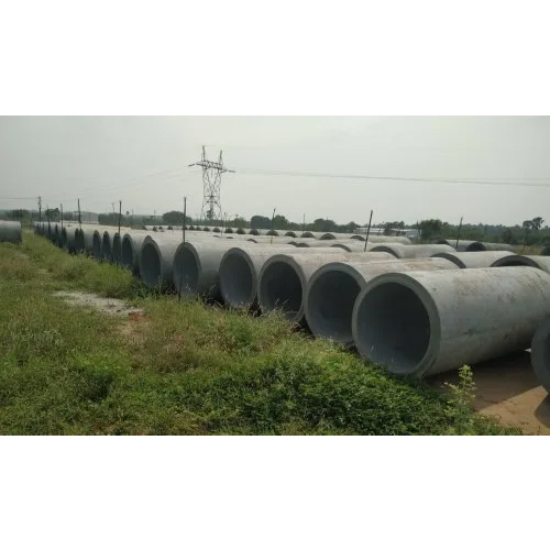 900 Mm Np3 Class Rcc Spun Pipe - Color: Gray