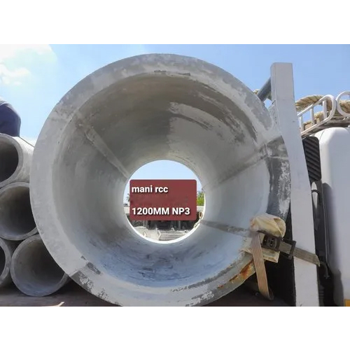 1200Mm Concrete Pipes - Color: Gray