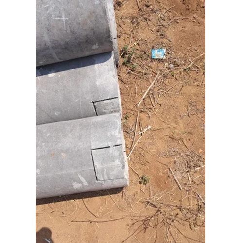 Precast Pipe - Color: Gray