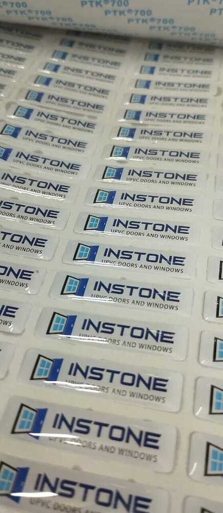 Dome Stickers - Epoxy Material, Variable Size, Red Color | Custom Printing, Packet Packaging, Ideal For Product Branding And Identification