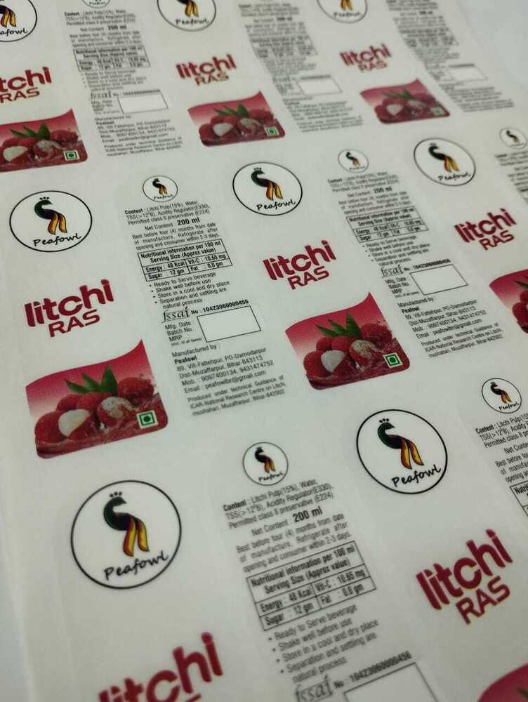 Transparent Stickers - Pvc Material, Customized Size, Adhesive Type, Packaged In Corrugated Box | Waterproof And Cost-effective For Cosmetic Applications