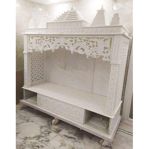 White Marble Home Temple